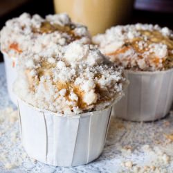 Streusel Ginger Banana Muffins