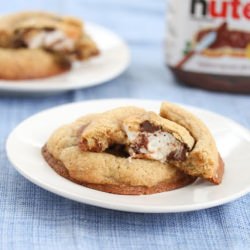 Nutella S’more Cookies