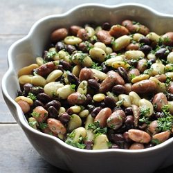 Bean Salad with Honey