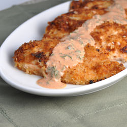 Spanish Chicken Cutlets with Yogurt