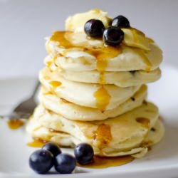 Blueberry and Banana Flapjacks