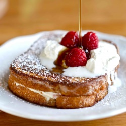 Raspberry Cheesecake French Toast