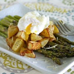 Roasted Asparagus and Potatoes