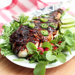 Spicy, Lacquered Sea Bream