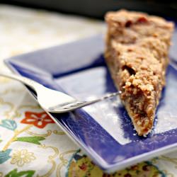 Rhubarb Streusel Tart