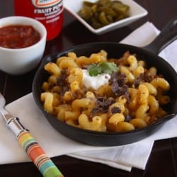 Mexican Mac and Cheese Skillets