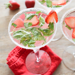 Strawberry Basil Mojito