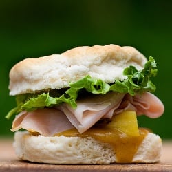Ham and Pineapple Biscuit Silders