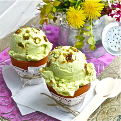 Avocado Pistachio Praline Gelato