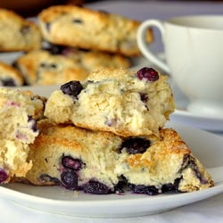 Blueberry Cheesecake Scones