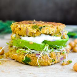 Chickpea Veggie Burger