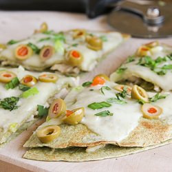 Chicken Quesadillas Suizas