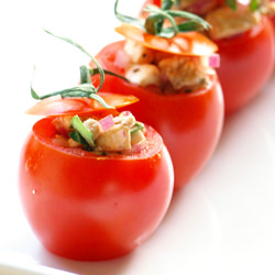Mozzarella Stuffed Tomatoes