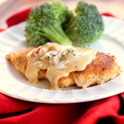 Chicken in Basil Cream Sauce