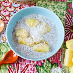 Pineapple Coconut Buckwheat Cereal