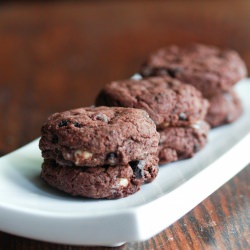 Triple Chocolate Oreo Chunk Cookies