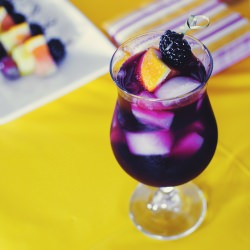 Red Merlot and Brandy Sangria