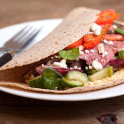 Mediterranean Lamb Sandwich