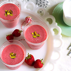 Strawberry-Buttermilk Lassi Recipe