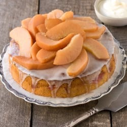 vanilla quince cake