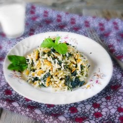 Nettle pilaf