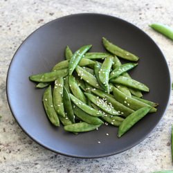 Roasted Snap Peas