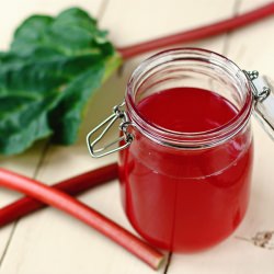 Ruby Rhubarb Syrup