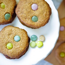 Vegan “M&M” Cookies