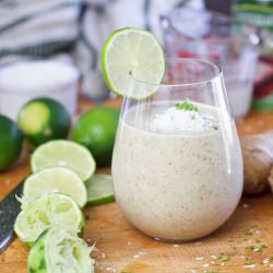 Lime, Ginger, and Coconut Smoothie
