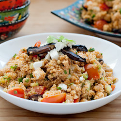 Quinoa Salad w/ Paprika Vinaigrette