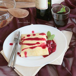 Cherry and Cheese Pancake