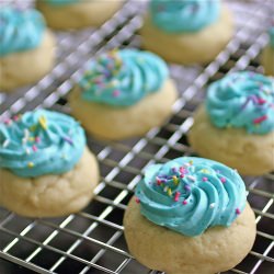 Soft Frosted Sugar Cookies