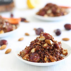 Quinoa with Roasted Grapes