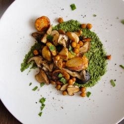 Potato, Spinach, & Pumpkin Hash
