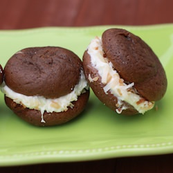 Chocolate Almond Coconut Whoopies