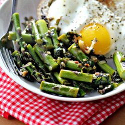 Asparagus, Ramps, Eggs and Lemon