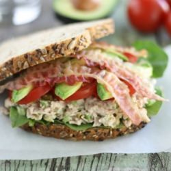 Tuna California Club Sandwich