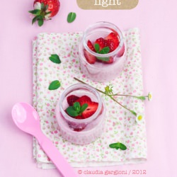 Pudding with Strawberry