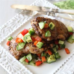Chicken Cucumber Salsa