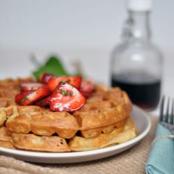 Cardamom Nutmeg Waffles