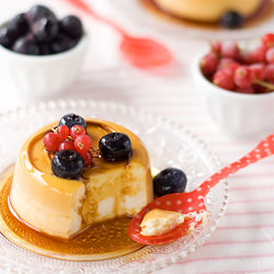Very easy cheese flan