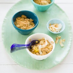 Pineapple Mango Coconut Crumble