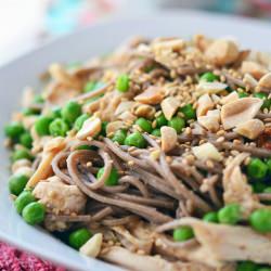 Soba Noodles w/ Ginger Peanut Sauce