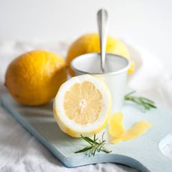 Lemon and Rosemary Pannacotta