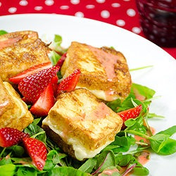 Green Salad with Strawberries