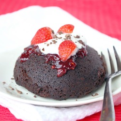 Red Velvet Carob Cake