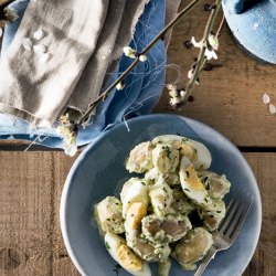 potato, egg & yoghurt salad