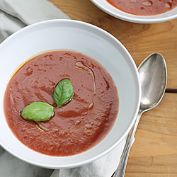 Tomato-Rhubarb Soup