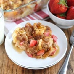 Strawberry Rhubarb French Toast