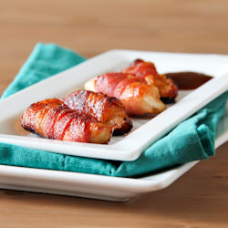 Bacon Wrapped Barbecue Chicken